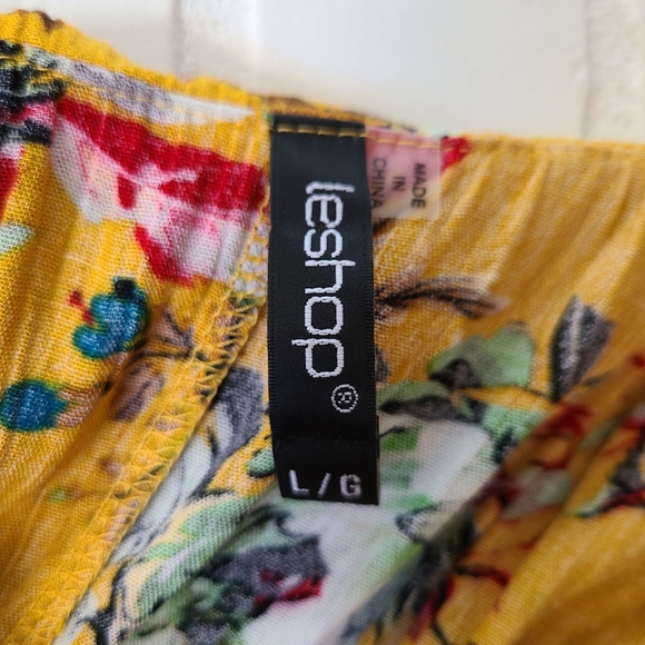 Floral yellow dress - Picture 7 of 10